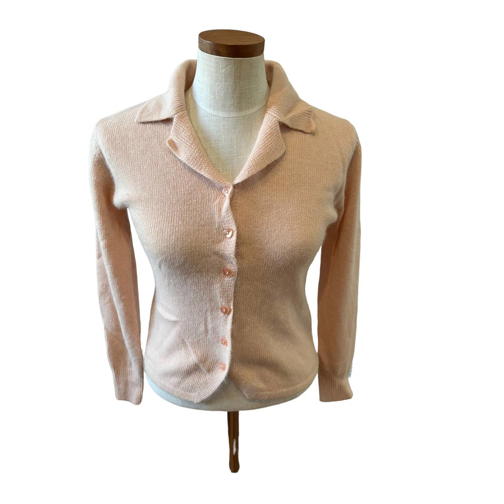 Vintage Pink Women's Cardigan Sweater